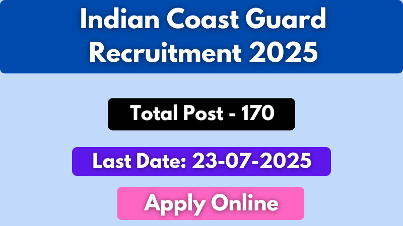Indian Coast Guard Recruitment 2025